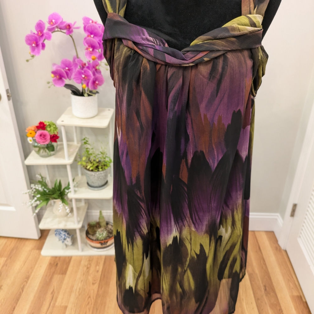 Lane Bryant Multicolor Midi Dress Size 14